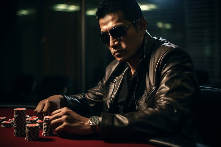 Dealer Baccarat langsung di studio kasino angka net dengan streaming multi-kamera